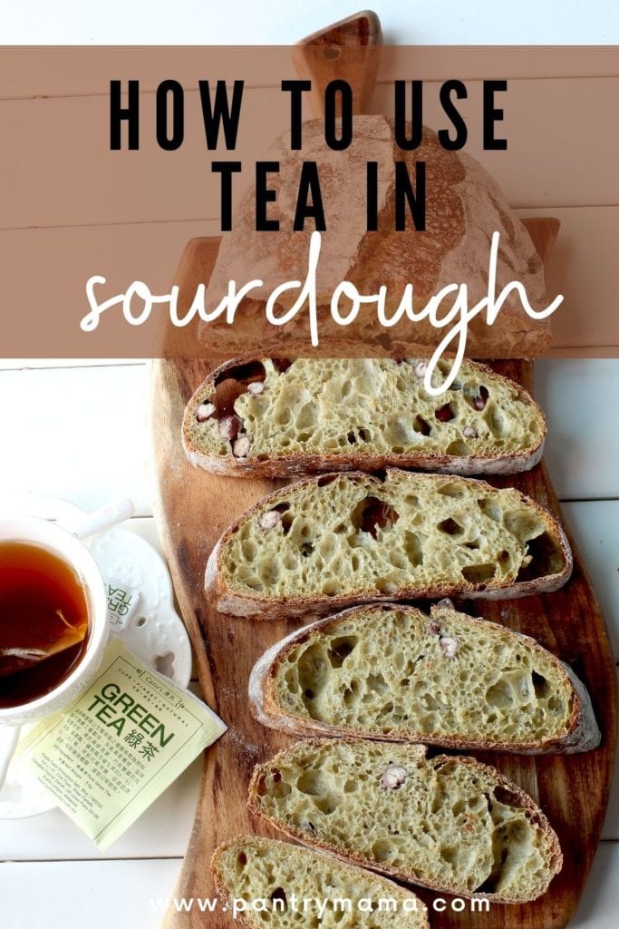 Cómo utilizar el té en pan de masa madre