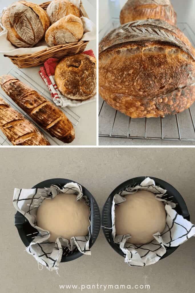 Utilice las cestas de Thermomix como bannetons para fermentar pan de masa fermentada