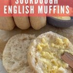 Muffins ingleses de masa fermentada