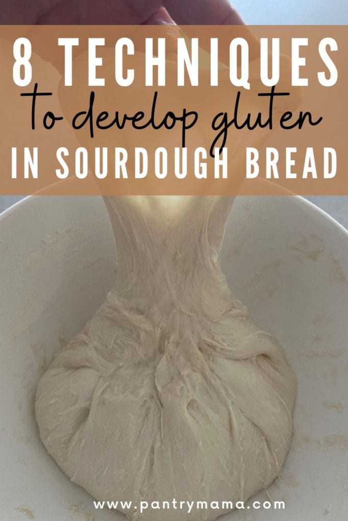 Desarrollar gluten en pan de masa fermentada - Imagen de Pinterest