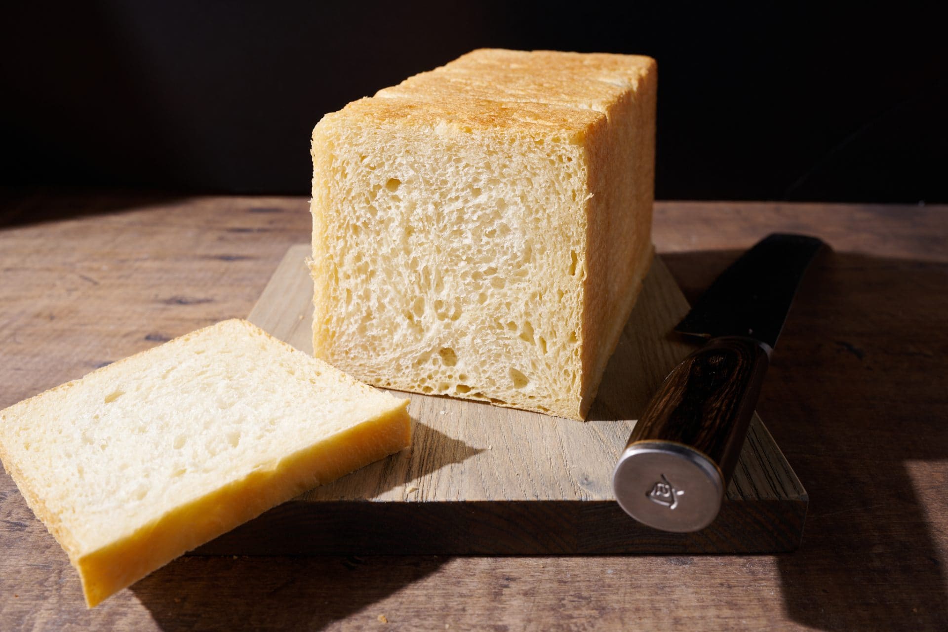 Shokupan de masa fermentada (pan de leche japonés)