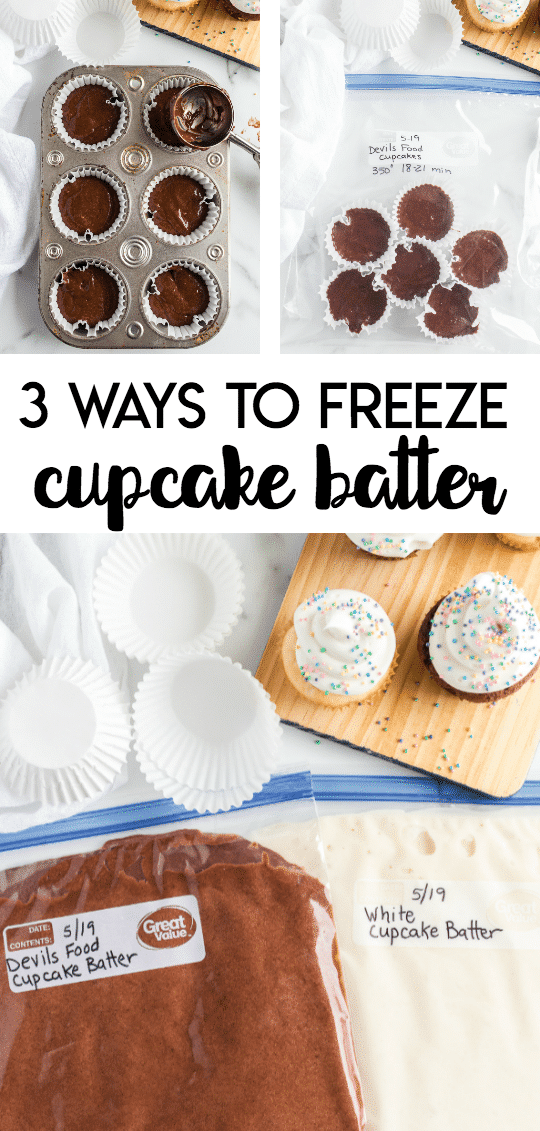 3 formas de congelar masa para cupcakes - Made To Be A Momma