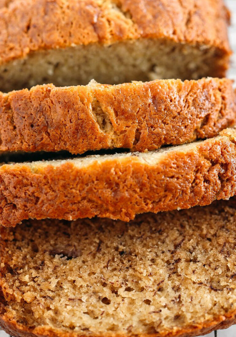 Pan de plátano fácil de la abuela