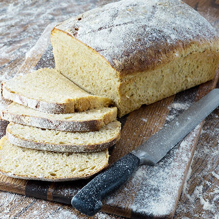Receta de pan de masa fermentada extra amarga