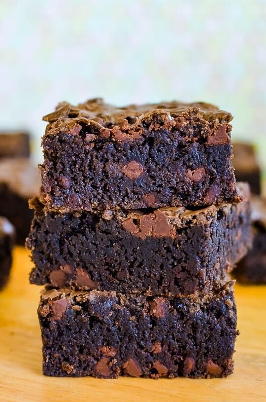 Brownies con chispas de chocolate