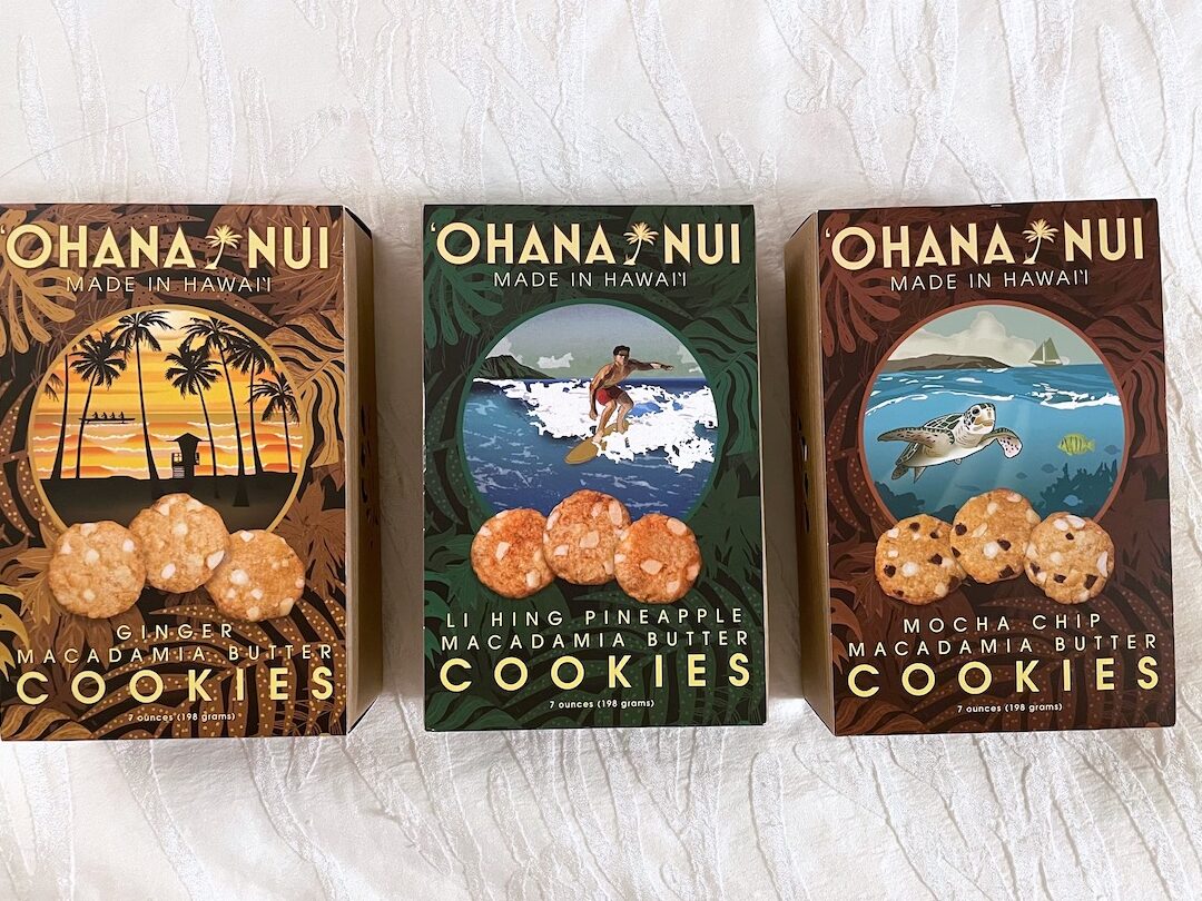 Las galletas de mantequilla de nueces y macarrones de Ohana Nui son maravillas de un bocado
