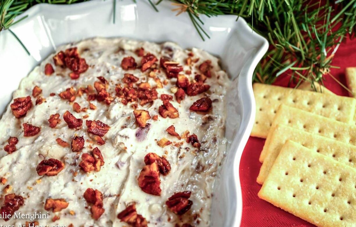 Dip cremoso de queso gorgonzola e higos